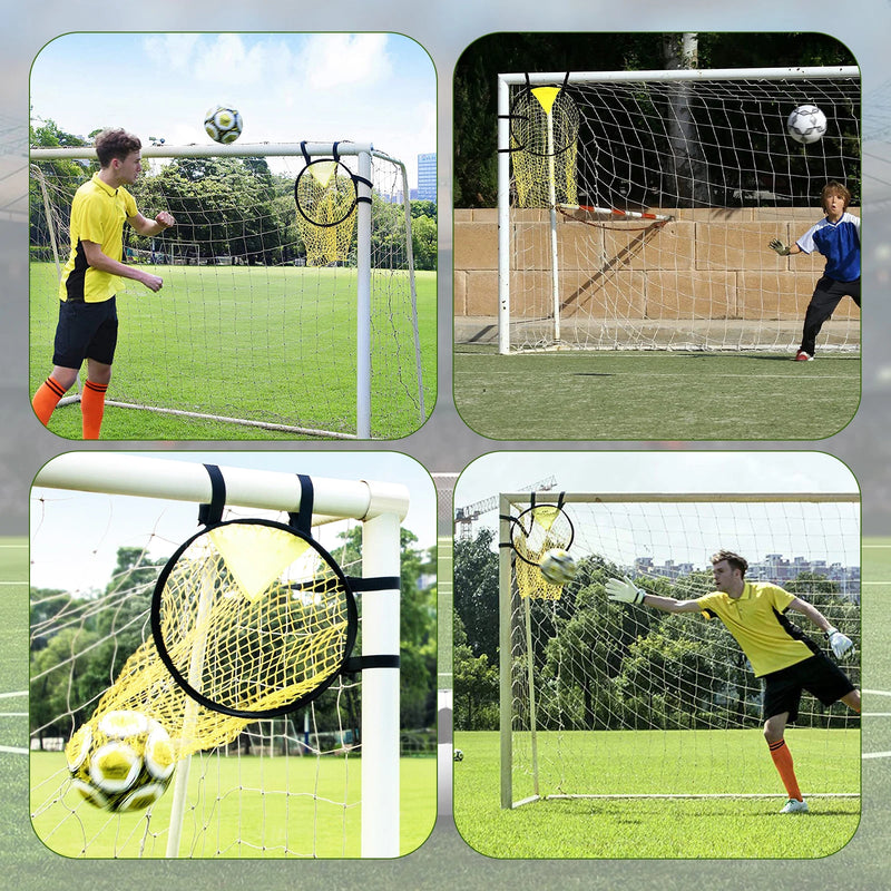 Football Target Net Foldable Football Training Net Easy to Attach and Detach Soccer Goal for Football Training Practice 17x28in