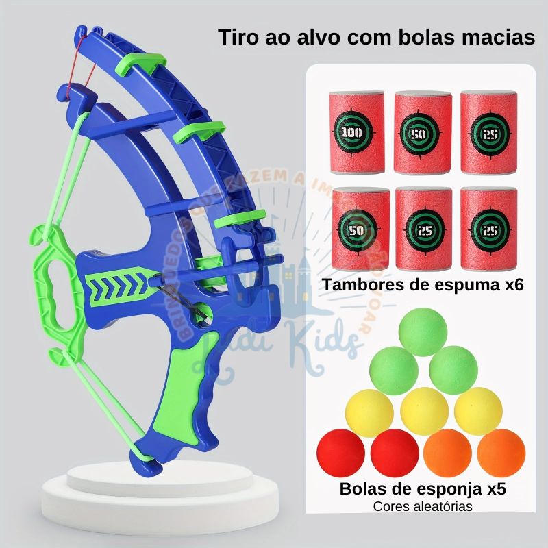 Brinquedo Educativo de Tiro ao Alvo com Bolas Macias